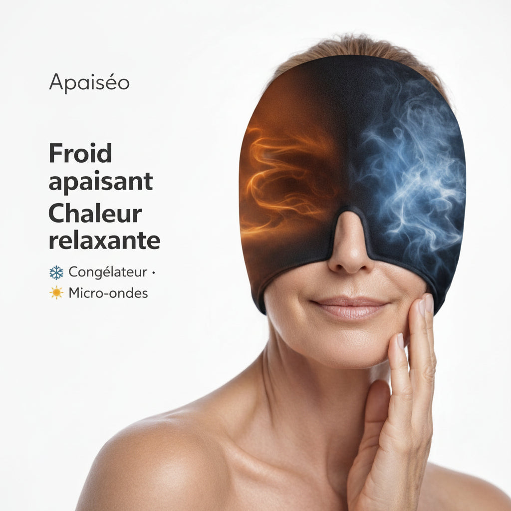 Apaiséo™ — Bonnet Gel Anti-Migraine 360°